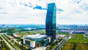 奉賢第一高樓中企聯合大廈啟動運營，立足新城CBD