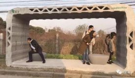 金山 | 楓涇驚現首個3D打印公交車站！