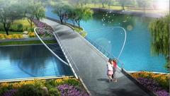 長寧 | 再建三座景觀橋，蝴蝶、滑板、折紙等元素融入其中