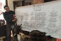 上海這位帝王木雕刻者，雕出《清明上河圖》814個人物