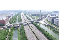 國內首例！G60跨線橋成功轉體“握手”，松江有軌電車T2線主體工程基本完工