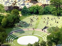 楊浦大橋下，將出現一座35000平方米的城市公園，形如“古羅馬斗獸場”？