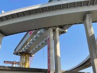 連接新城與中心城區，青浦首條快速高架線路主線完成八成，預計6月主線貫通