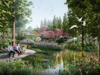 預計2024年建成開放！美蘭湖中央公園建設四季效果圖出爐