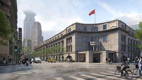 彌補百年“缺憾”，上海老市府大樓今天成功圍合，年底向公眾開放