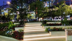 周家橋“薈水天中”開園，蘇州河沿岸這處港灣型濱水空間新增“街角會客廳”