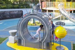 “太空軌道”“星空步道”……松江有一處星云主題社區公園